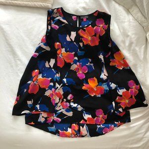 Vince Camuto Bell Sleeve Floral Top